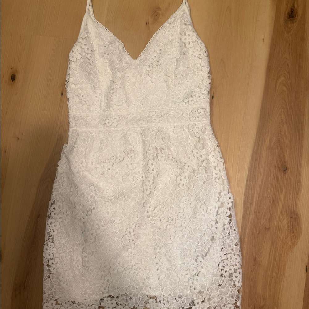 Abercrombie&Fitch - White Lace Dress, Small